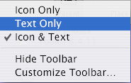 Goolbar Context Menu